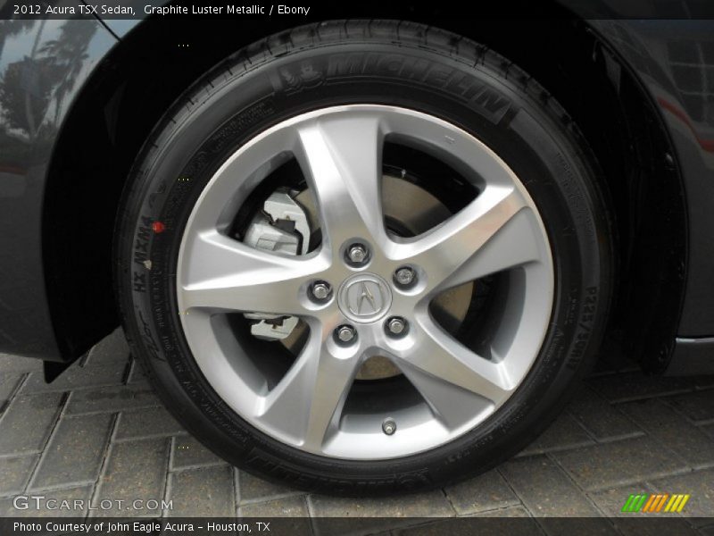 Graphite Luster Metallic / Ebony 2012 Acura TSX Sedan