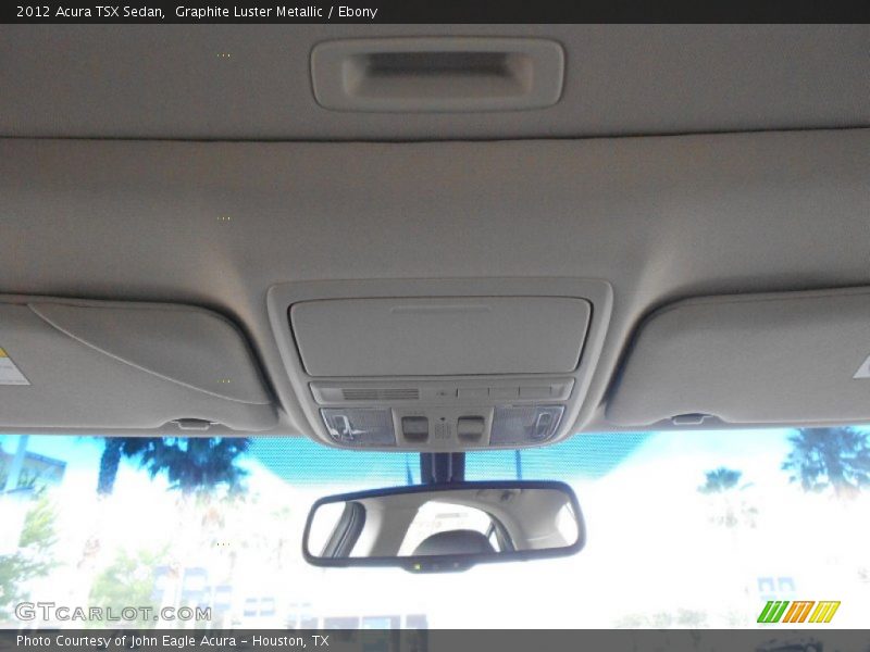 Graphite Luster Metallic / Ebony 2012 Acura TSX Sedan