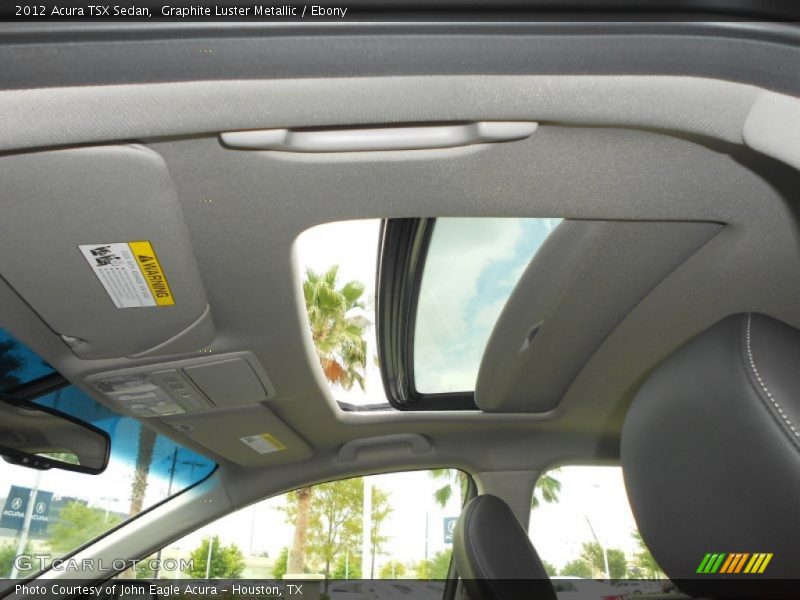 Graphite Luster Metallic / Ebony 2012 Acura TSX Sedan