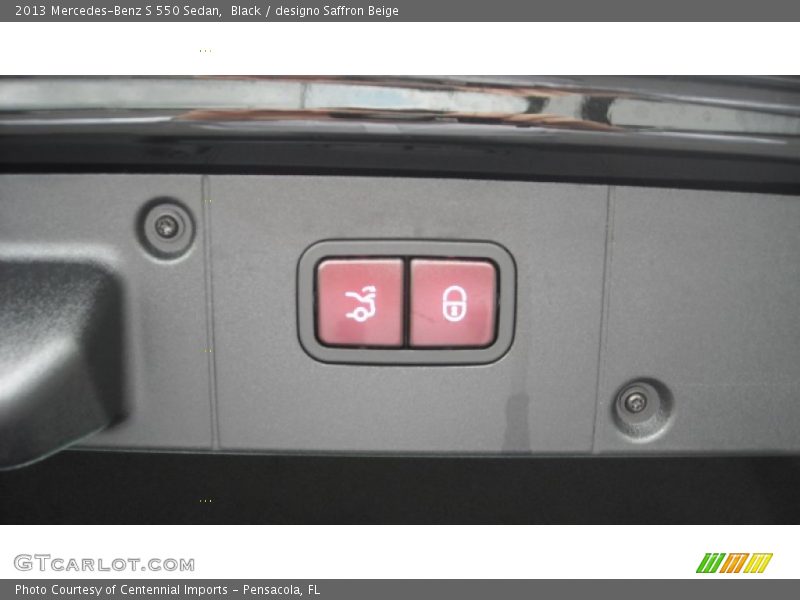 Black / designo Saffron Beige 2013 Mercedes-Benz S 550 Sedan
