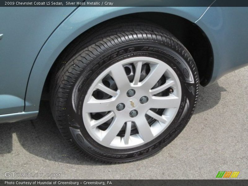 Silver Moss Metallic / Gray 2009 Chevrolet Cobalt LS Sedan