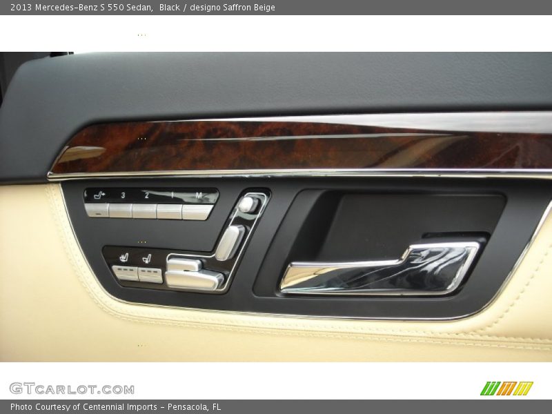 Black / designo Saffron Beige 2013 Mercedes-Benz S 550 Sedan