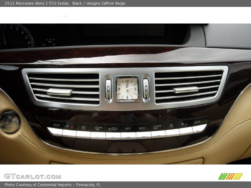 Black / designo Saffron Beige 2013 Mercedes-Benz S 550 Sedan