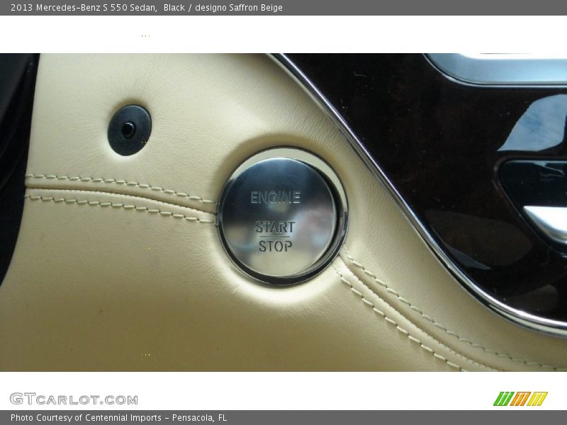 Black / designo Saffron Beige 2013 Mercedes-Benz S 550 Sedan