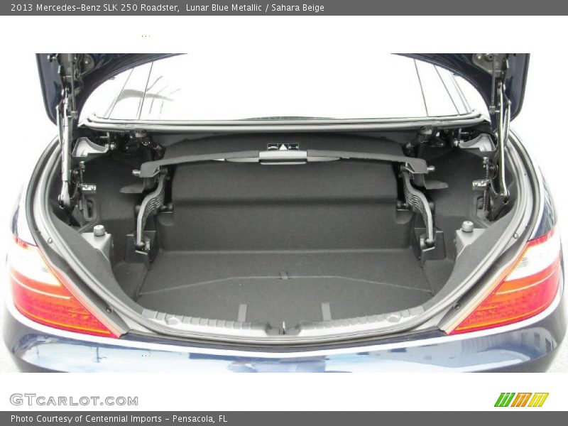 Lunar Blue Metallic / Sahara Beige 2013 Mercedes-Benz SLK 250 Roadster