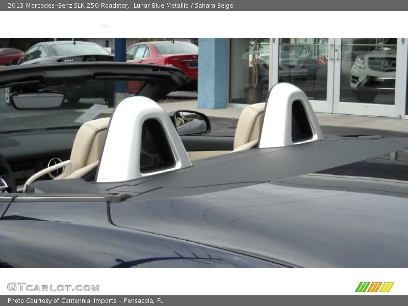Lunar Blue Metallic / Sahara Beige 2013 Mercedes-Benz SLK 250 Roadster