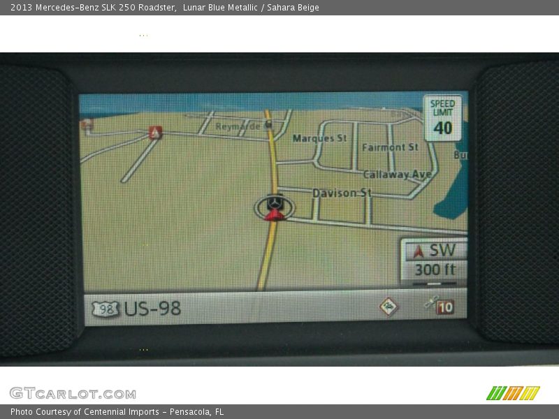 Navigation of 2013 SLK 250 Roadster