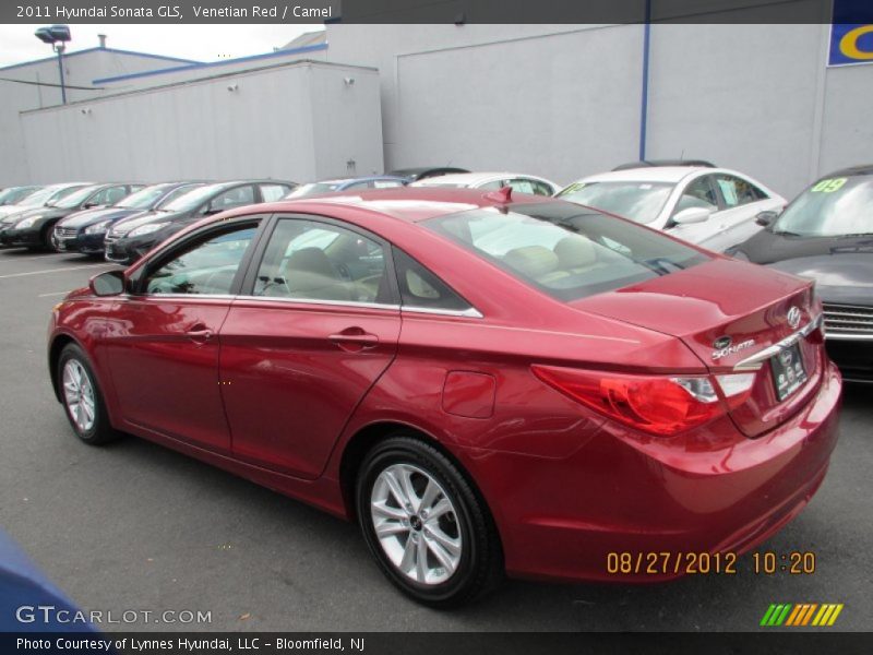 Venetian Red / Camel 2011 Hyundai Sonata GLS