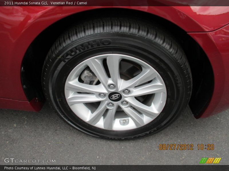 Venetian Red / Camel 2011 Hyundai Sonata GLS