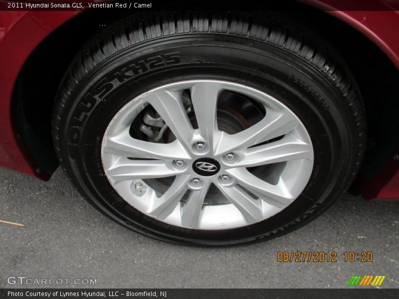 Venetian Red / Camel 2011 Hyundai Sonata GLS