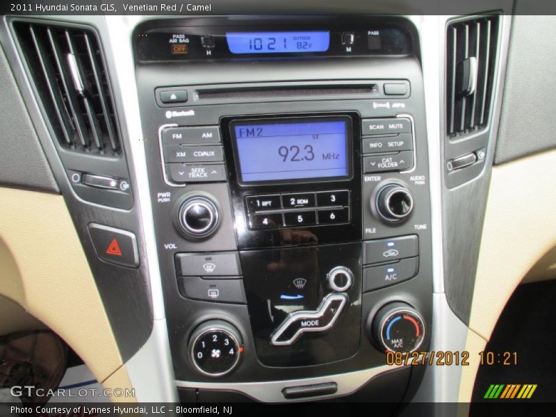 Venetian Red / Camel 2011 Hyundai Sonata GLS
