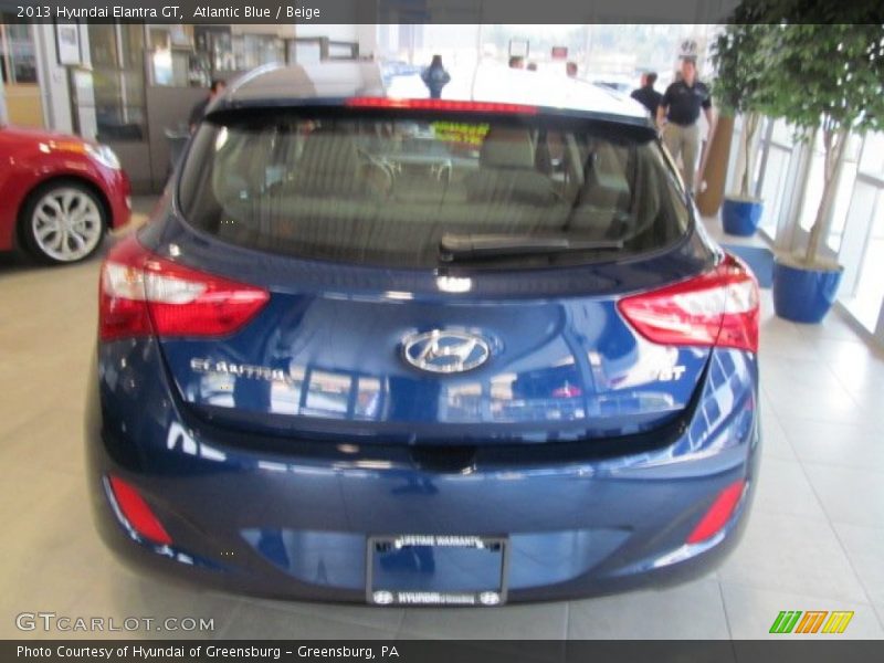 Atlantic Blue / Beige 2013 Hyundai Elantra GT