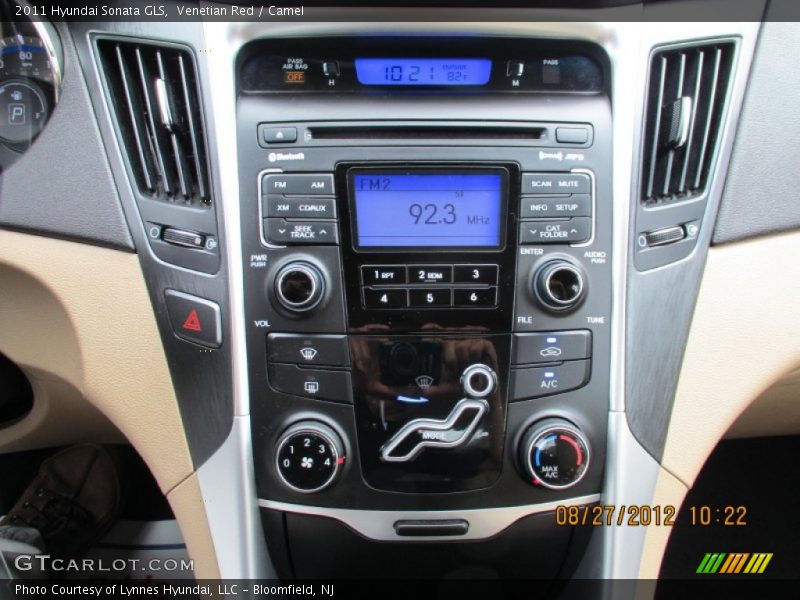 Venetian Red / Camel 2011 Hyundai Sonata GLS