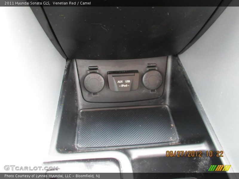 Venetian Red / Camel 2011 Hyundai Sonata GLS