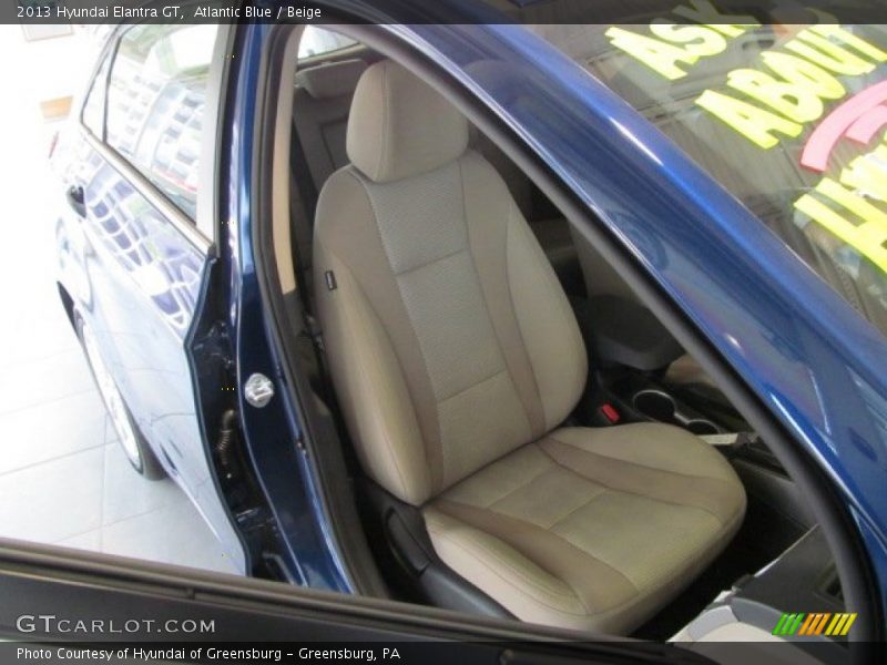 Atlantic Blue / Beige 2013 Hyundai Elantra GT