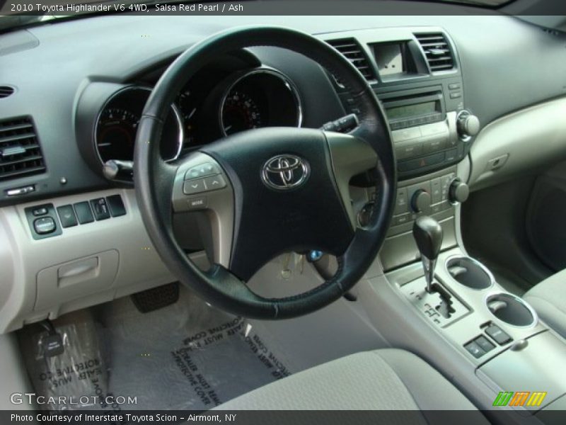 Salsa Red Pearl / Ash 2010 Toyota Highlander V6 4WD