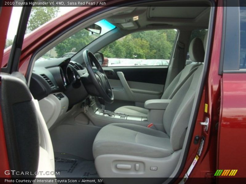 Salsa Red Pearl / Ash 2010 Toyota Highlander V6 4WD