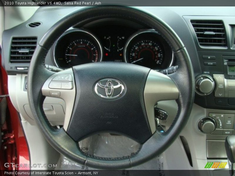 Salsa Red Pearl / Ash 2010 Toyota Highlander V6 4WD