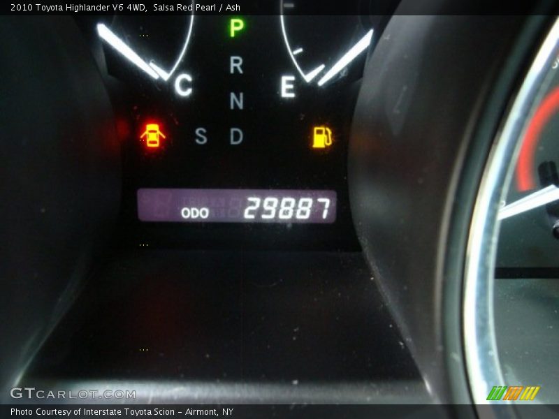 Salsa Red Pearl / Ash 2010 Toyota Highlander V6 4WD