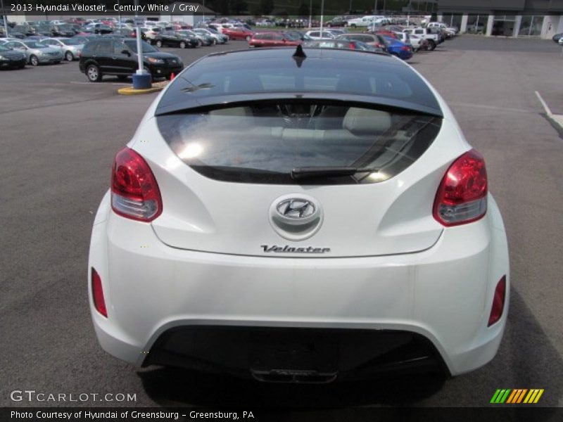 Century White / Gray 2013 Hyundai Veloster