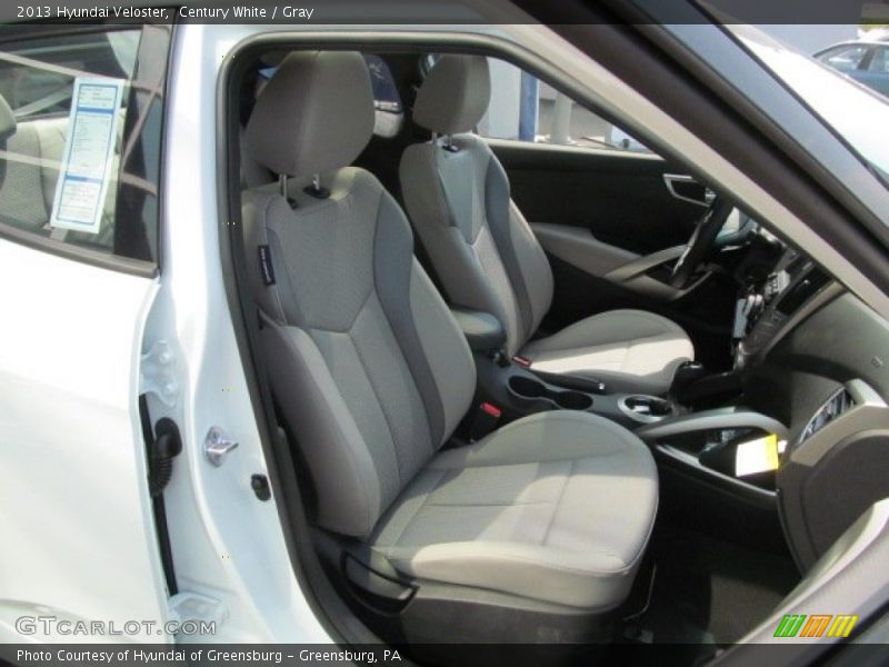 Century White / Gray 2013 Hyundai Veloster