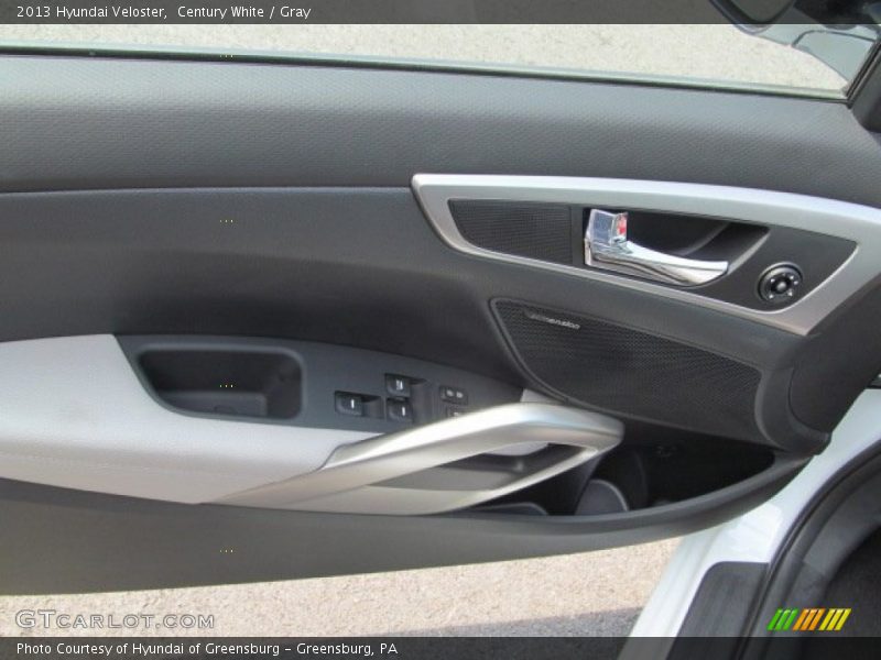 Century White / Gray 2013 Hyundai Veloster