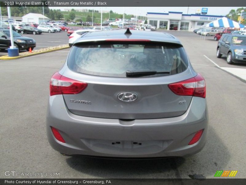 Titanium Gray Metallic / Black 2013 Hyundai Elantra GT