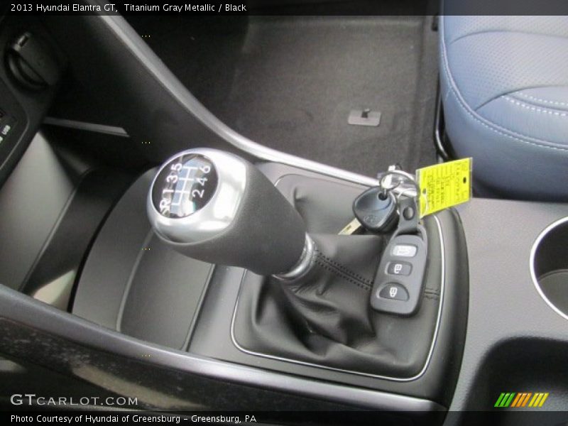 Titanium Gray Metallic / Black 2013 Hyundai Elantra GT