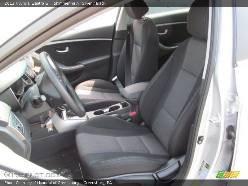 Shimmering Air Silver / Black 2013 Hyundai Elantra GT