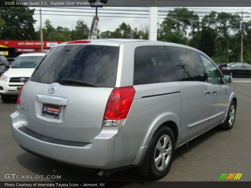 Radiant Silver Metallic / Gray 2008 Nissan Quest 3.5