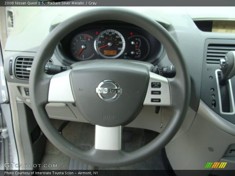 Radiant Silver Metallic / Gray 2008 Nissan Quest 3.5