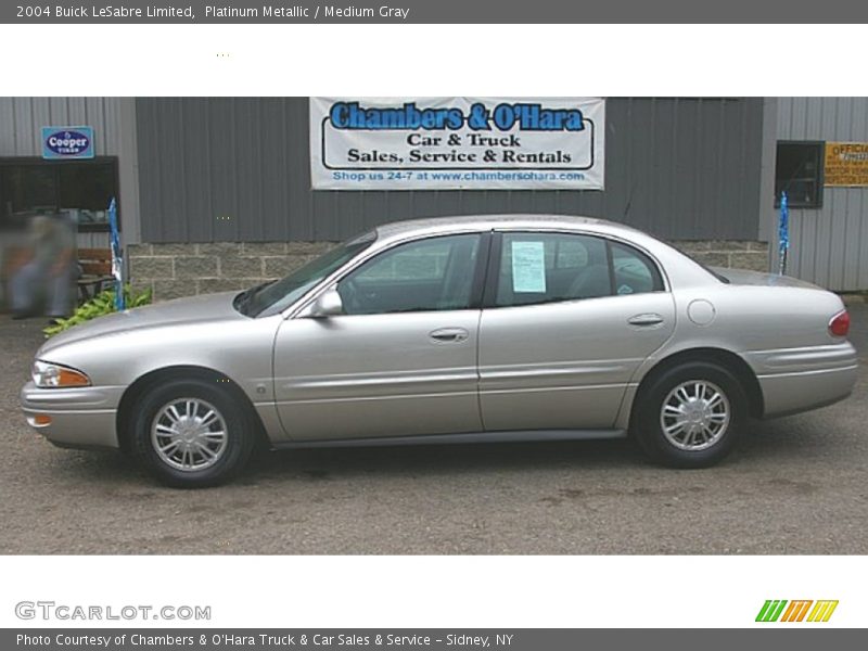 Platinum Metallic / Medium Gray 2004 Buick LeSabre Limited