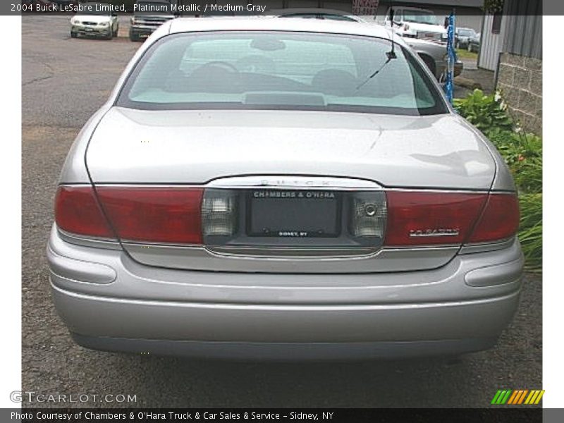 Platinum Metallic / Medium Gray 2004 Buick LeSabre Limited