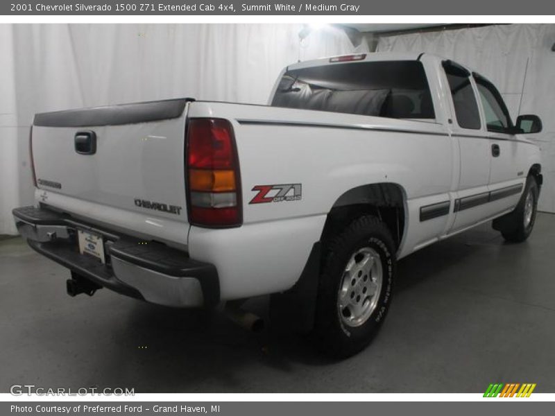 Summit White / Medium Gray 2001 Chevrolet Silverado 1500 Z71 Extended Cab 4x4
