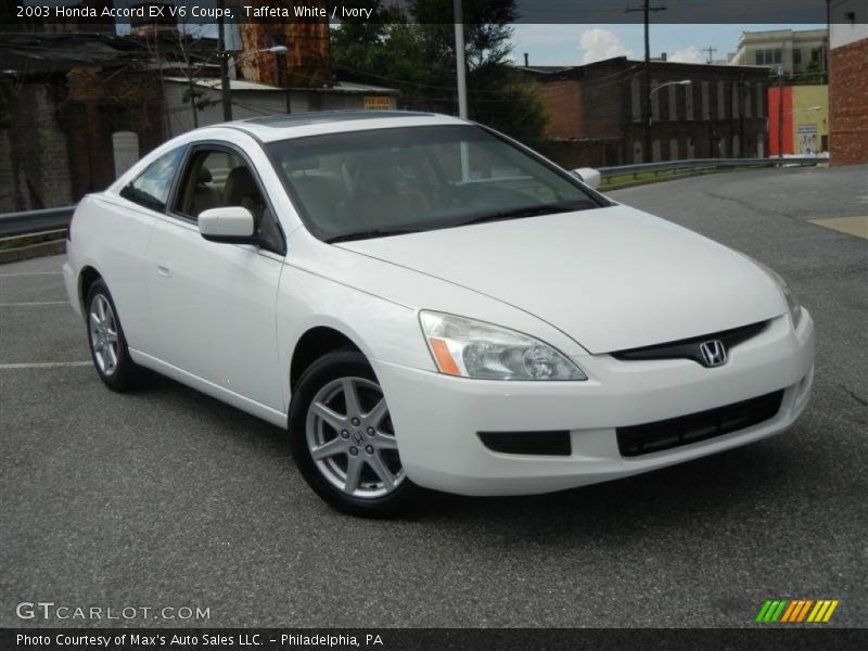 Taffeta White / Ivory 2003 Honda Accord EX V6 Coupe