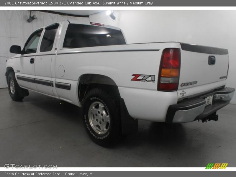 Summit White / Medium Gray 2001 Chevrolet Silverado 1500 Z71 Extended Cab 4x4