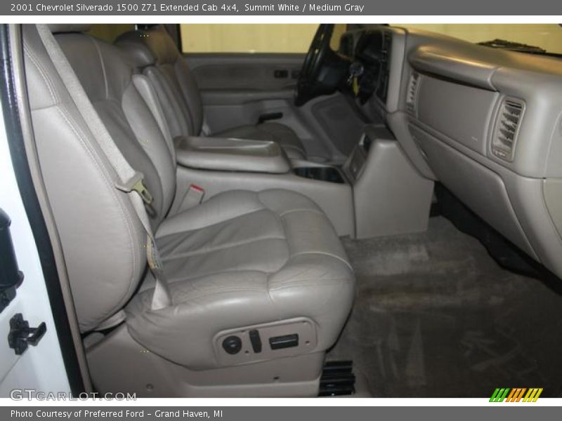 Summit White / Medium Gray 2001 Chevrolet Silverado 1500 Z71 Extended Cab 4x4