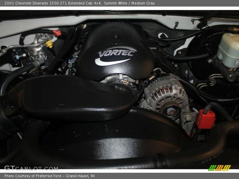 Summit White / Medium Gray 2001 Chevrolet Silverado 1500 Z71 Extended Cab 4x4
