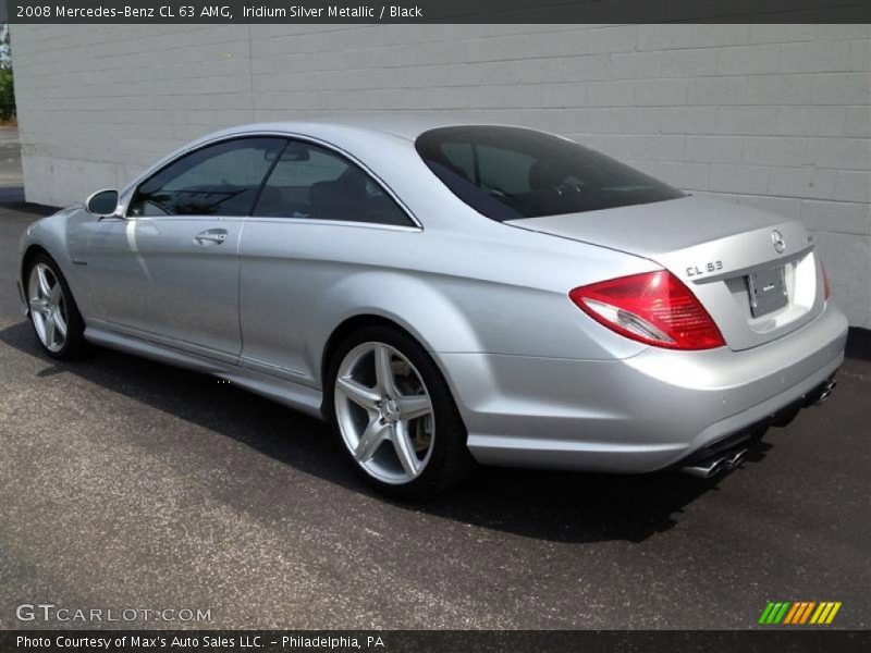 Iridium Silver Metallic / Black 2008 Mercedes-Benz CL 63 AMG