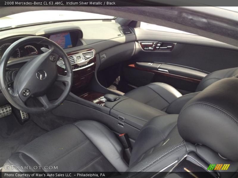 Iridium Silver Metallic / Black 2008 Mercedes-Benz CL 63 AMG