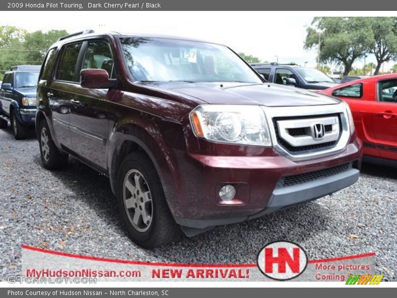 Dark Cherry Pearl / Black 2009 Honda Pilot Touring