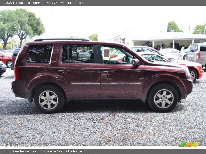 Dark Cherry Pearl / Black 2009 Honda Pilot Touring