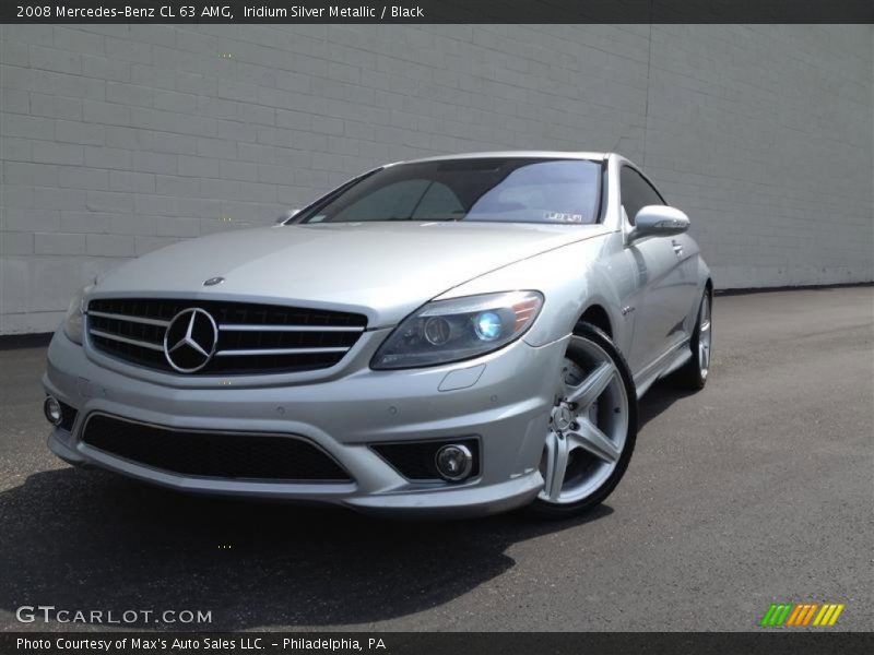 Iridium Silver Metallic / Black 2008 Mercedes-Benz CL 63 AMG