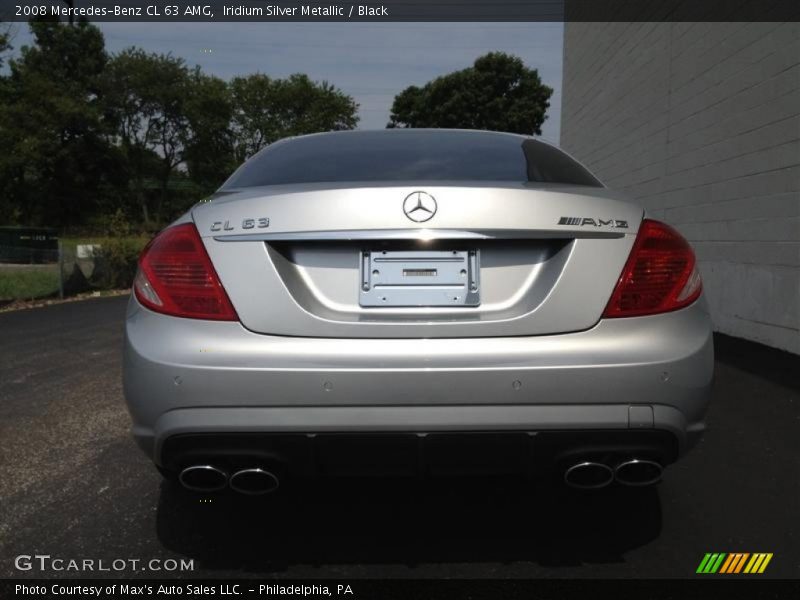 Iridium Silver Metallic / Black 2008 Mercedes-Benz CL 63 AMG