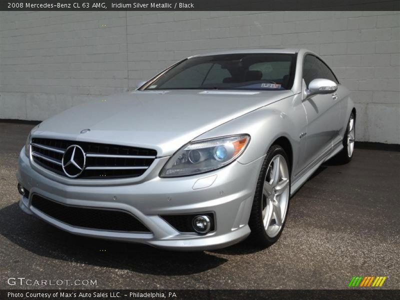 Iridium Silver Metallic / Black 2008 Mercedes-Benz CL 63 AMG