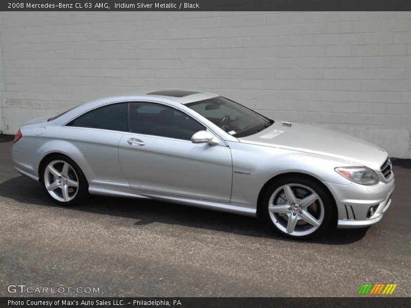 Iridium Silver Metallic / Black 2008 Mercedes-Benz CL 63 AMG