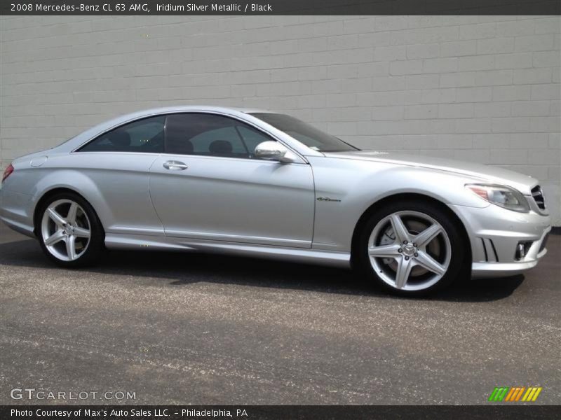 Iridium Silver Metallic / Black 2008 Mercedes-Benz CL 63 AMG