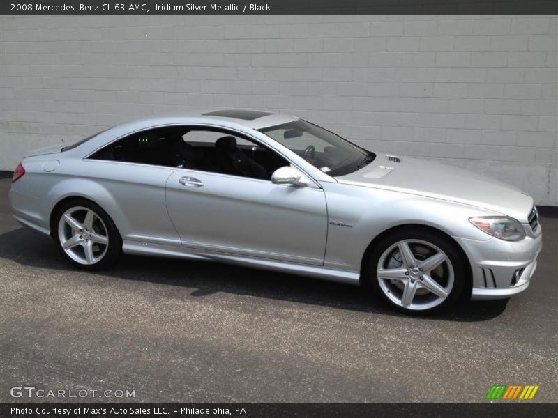 Iridium Silver Metallic / Black 2008 Mercedes-Benz CL 63 AMG