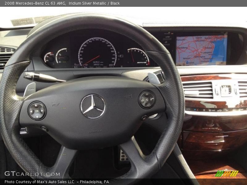 Iridium Silver Metallic / Black 2008 Mercedes-Benz CL 63 AMG