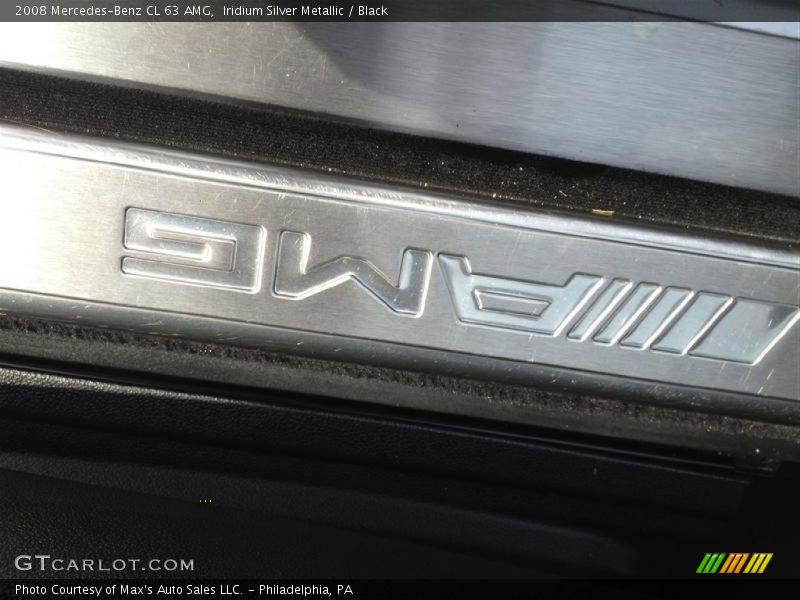 Iridium Silver Metallic / Black 2008 Mercedes-Benz CL 63 AMG